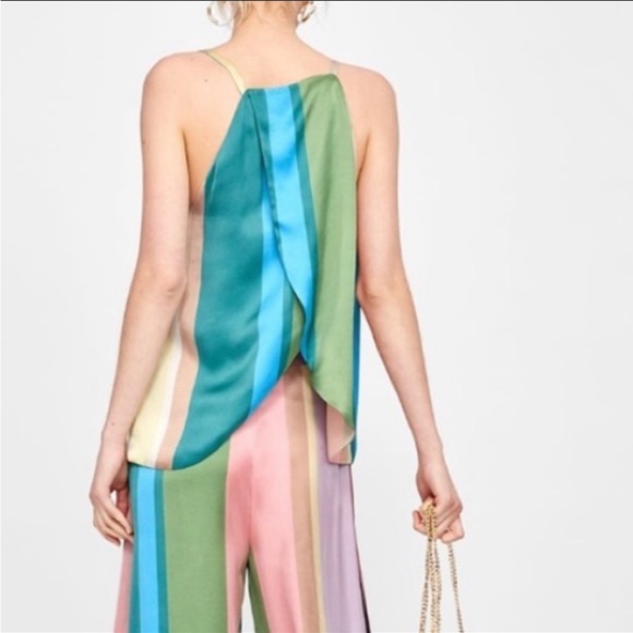 Stripe open back halter - Picture 2 of 3